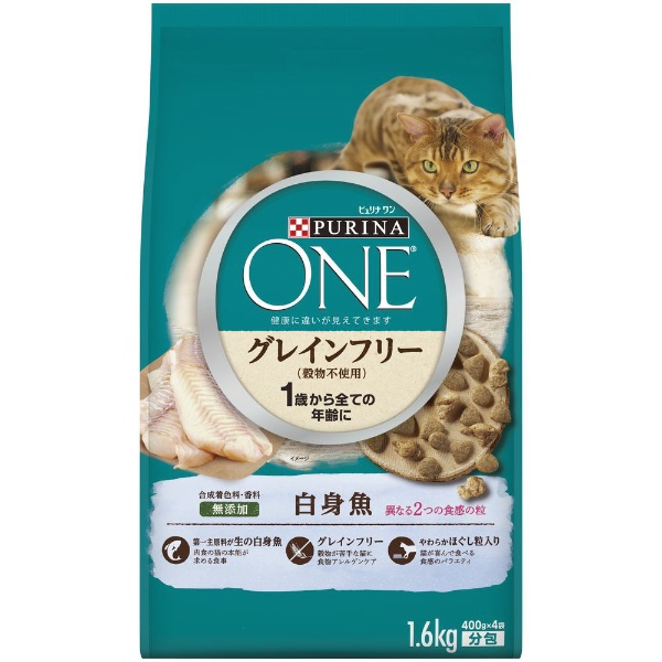 ピュリナワン キャット グレインフリー 白身魚 1.6kg Nestle｜ネスレ日本 通販 | ビックカメラ.com