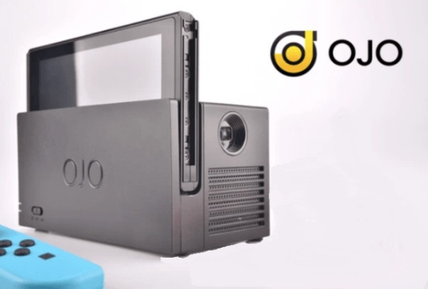 Nintendo Switch用 OJO プロジェクター＋キャリングケース G01-TB 