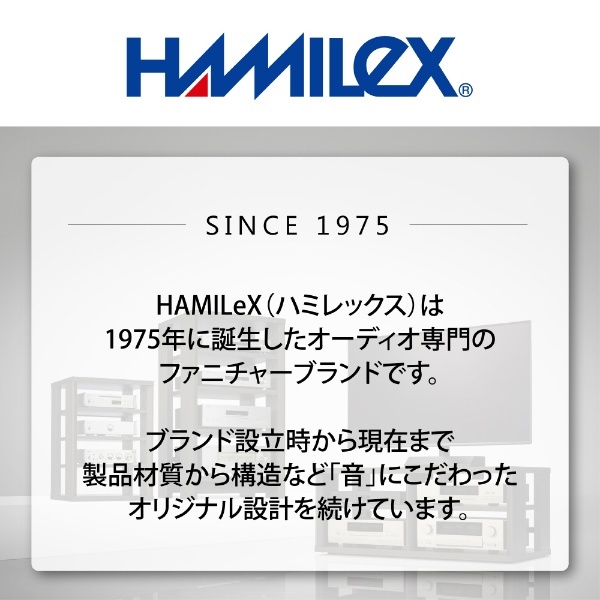 ハヤミ工産HAMILeXGlennシリーズ G-3611 3613 3614 3615対応 台座 GP-361 AV周辺機器