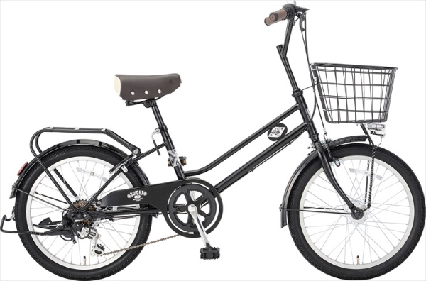 20型 自転車 ブライトデイ(外装6段変速/ブラック)FBM206-101 【キャンセル・返品不可】