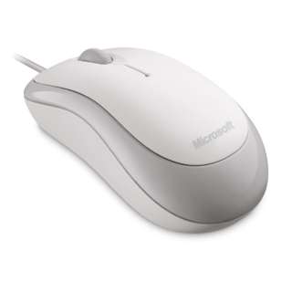 P58-00072 }EX Basic Optical Mouse silky white [w /L /3{^ /USB]