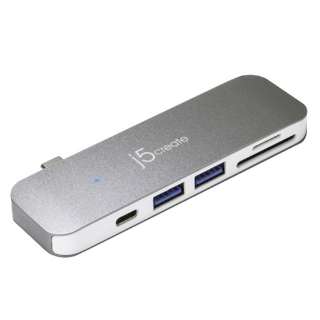 mUSB-C IXX USB-CiPower Delivery 3.0[dE]j /SDJ[hXbg /micro SDJ[hXbg /USB-A2n@Ultra Drive Mini Dock 6-in-1 JCD388 [USB Power DeliveryΉ]