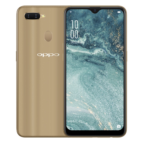 OPPO AX7 ゴールド Snapdragon 450 6.2型 メモリ/ストレージ： 4GB ...