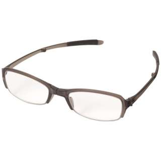 折りたたみ老眼鏡 シンプルビジョン コンパクト SV-801 GR（グレー/+3.00）