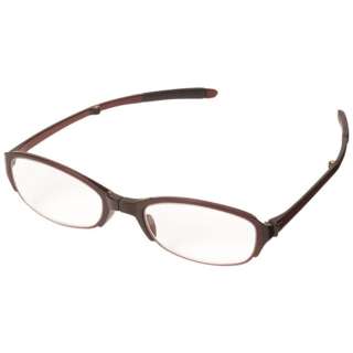 折りたたみ老眼鏡 シンプルビジョン コンパクト SV-401 WI（ワイン/+1.00）