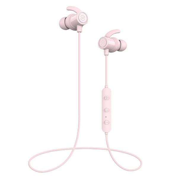 bluetooth イヤホン カナル型 SoundPEATS ピンク q30plus-pink [ワイヤレス(ネックバンド) /Bluetooth  /ノイズキャンセリング対応]