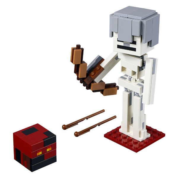 LEGO（レゴ） 21150 マインクラフト ビッグフィグ スケルトンとマグマ