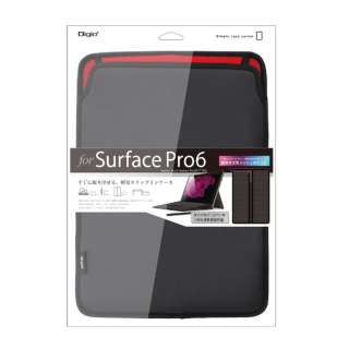 SurfacePro6用 ｽﾘｯﾌﾟｲﾝｹｰｽ TBC-SFP1803BK ブラック