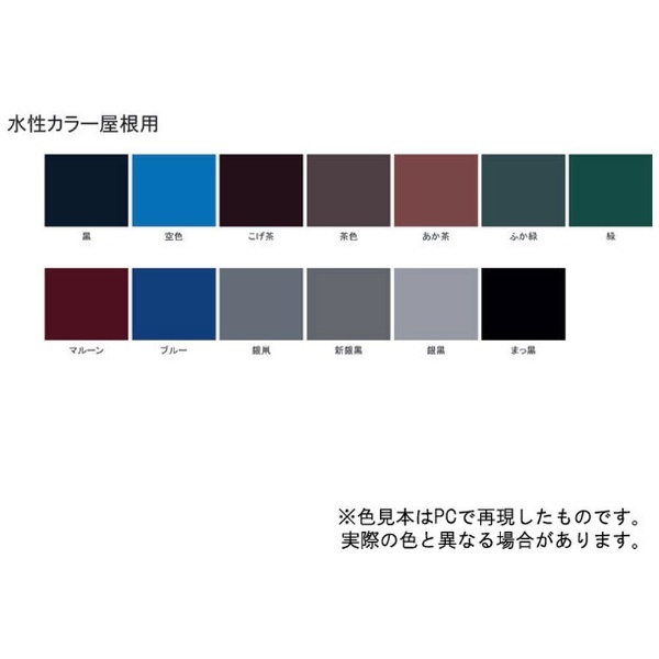 水性カラー屋根用 銀黒 7Ｌ サンデーペイント｜SUNDAY PAINT 通販