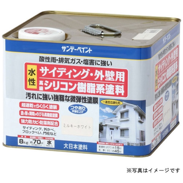 外壁水性シリコン樹脂塗料 ライトグレー16Ｋ サンデーペイント｜SUNDAY