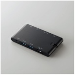 ［USB-C オス→メス カードスロットｘ2 / HDMI / VGA / LAN / USB-Aｘ2 / USB-Cｘ2］ USB PD対応 100W ドッキングステーション (Windows11対応/Mac) ブラック DST-C05BK [USB Power Delivery対応]