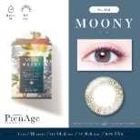 pienaju UV&MOIST No.108 moony(12张装)[PienAge/1日期一次性隐形眼镜/有色隐形眼镜]