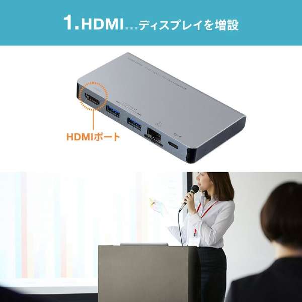 0.03mmUSB-CX HDMI / LAN / USB-A2/ USB-Cn@USB Type-C hbLOnu USB-3TCH15S [USB Power DeliveryΉ] yïׁAOsǂɂԕiEsz_10