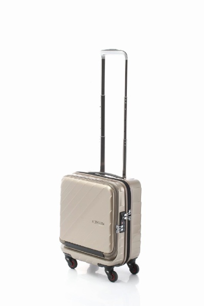 コインロッカー対応スーツケース 25L マックスキャビン ウェーブ2 ゴールド 85-76569 [TSAロック搭載]