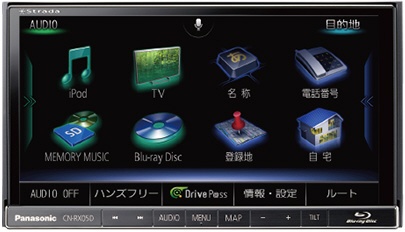 Panasonic　CN-RX02D　ストラーダ　カーナビ　Blu-ray対応