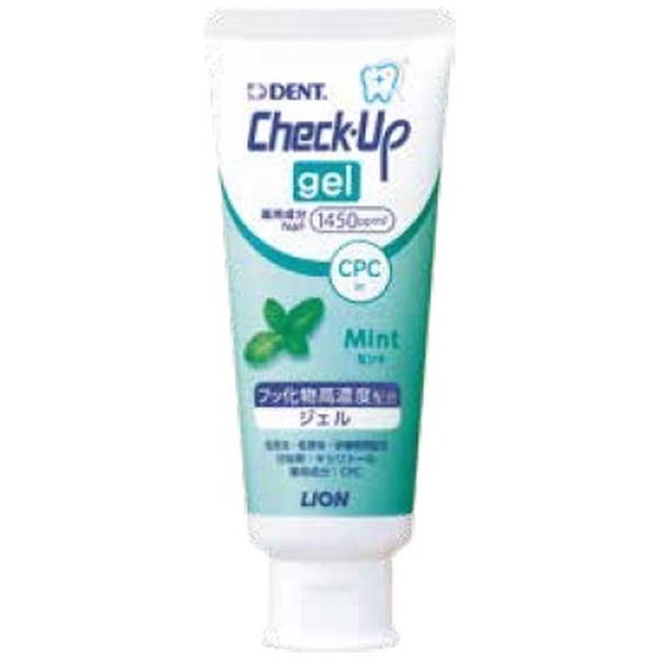 DENT.Check-Up gel デント 人気上昇中 チェックアップ ジェル ミント 歯磨き粉 日本正規代理店品 F 1450ppm