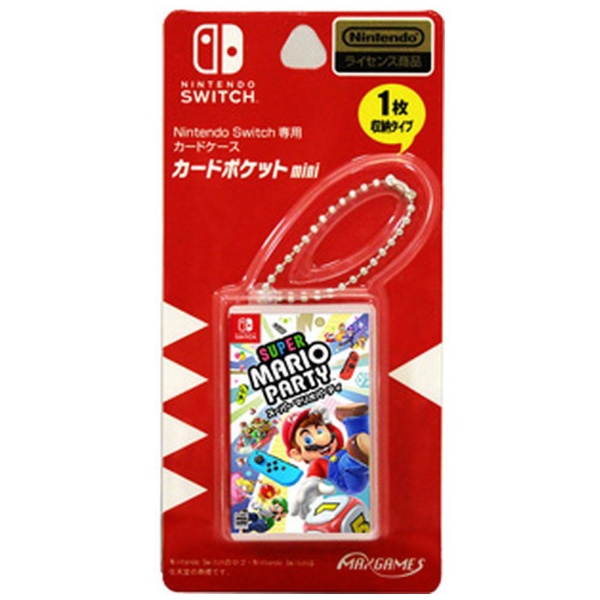 Nintendo Switch専用カードケース カードポケットmini 未使用 Switch スーパーマリオパーティ HACF-03MP 超安い