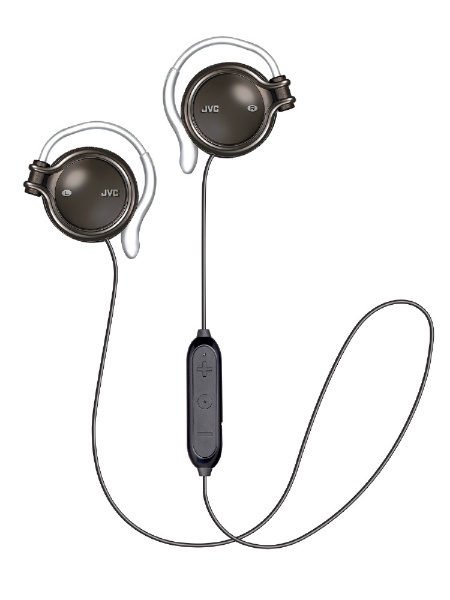 ブルートゥースイヤホン 耳かけ型 オニキスブラック 売却 HA-AL102BT-B リモコン 新生活 マイク対応 左右コード ワイヤレス Bluetooth