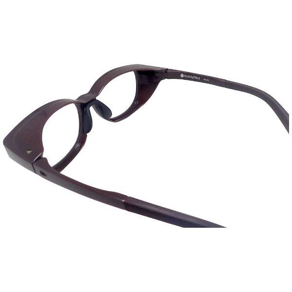 [花粉、过敏对策用品]医生想的高泥土银钛眼鏡(暗褐色)HD03 2[度从属于的透镜对应]_5