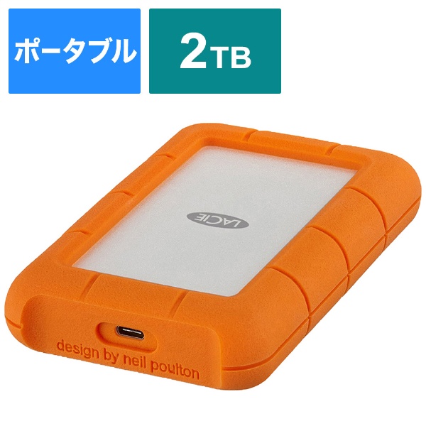 STKS2000400 外付けSSD USB-C接続 Portable SSD v2(Mac/Win) [2TB