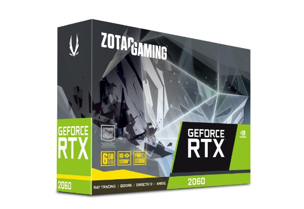 ZOTAC GAMING GeForce RTX 2060 Twin Fan ZTRTX2060-6GGDR6TWIN [6GB