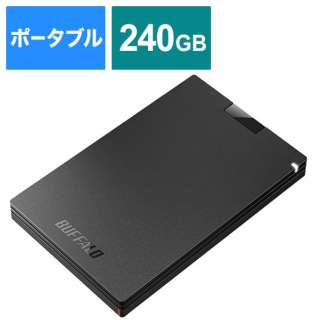 SSD-PG240U3-BA OtSSD USB-Aڑ ubN [240GB /|[^u^]