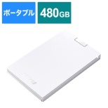 SSD-PG480U3-WA外置型SSD USB-A连接(PS5对应)白[480GB/手提式型]