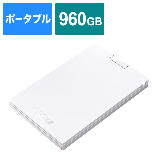 バッファロー SSD-PGT960U3-BA 外付けSSD 960GB ブラック - 内蔵型SSD