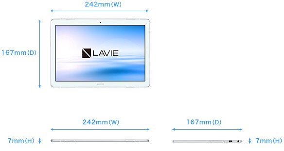 PC-TE510JAW Androidタブレット LAVIE Tab E（TE510/JAW） ホワイト