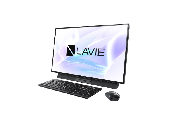 LAVIE Desk All-in-one（DA500/MAB） デスクトップパソコン [27型 /CPU：Core i5 /HDD：1TB  /Optane：16GB /メモリ：4GB /2019年春モデル] PC-DA500MAB ファインブラック [27型 /intel Core i5 