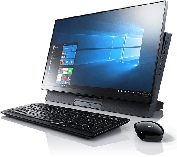 PC/タブレット デスクトップ型PC LAVIE Desk All-in-one（DA370/MAB シングルチューナ搭載） デスクトップパソコン PC-DA370MAB ファインブラック  [23.8型 /HDD：1TB /メモリ：4GB /2019年春モデル]