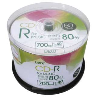 供音乐使用的CD-R L-MCD50P[50张/700MB/喷墨打印机对应]