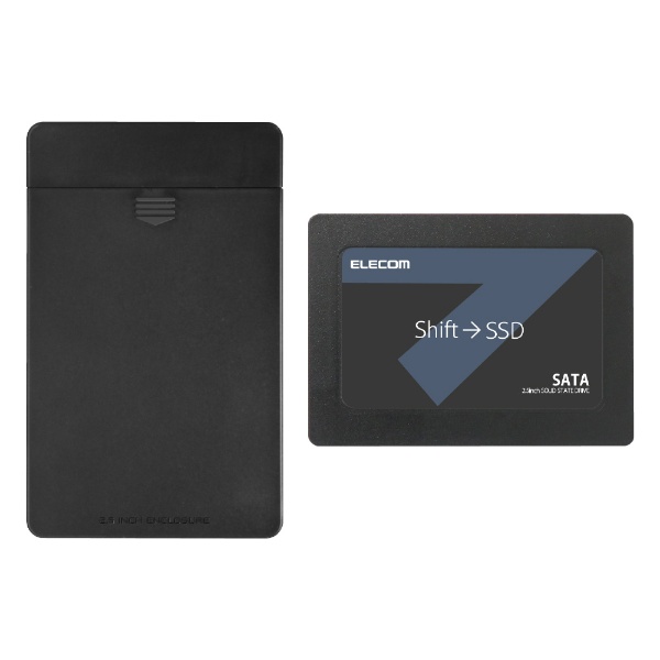 内蔵SSD SATA接続＋HDD変換ケース＆ケーブル ESD-IB0960G [960GB /2.5