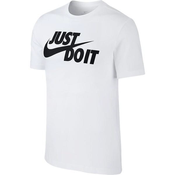 メンズ 半袖 Tシャツ JUST DO IT スウッシュ(XLサイズ/ホワイト）AR5007