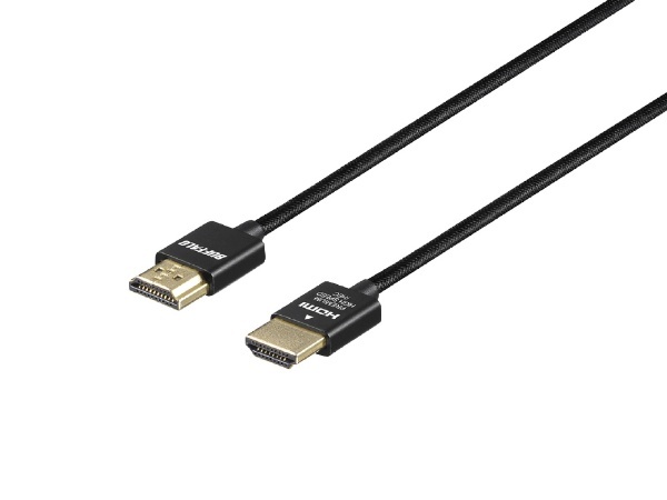 HDMIケーブル Premium ブラック BSHDPS210BK [1m /HDMI⇔HDMI /スリムタイプ /イーサネット対応]  BUFFALO｜バッファロー 通販 | ビックカメラ.com