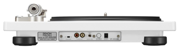 レコードプレーヤー DP-450USBWTEM ホワイト [USBメモリ録音 /フォノ