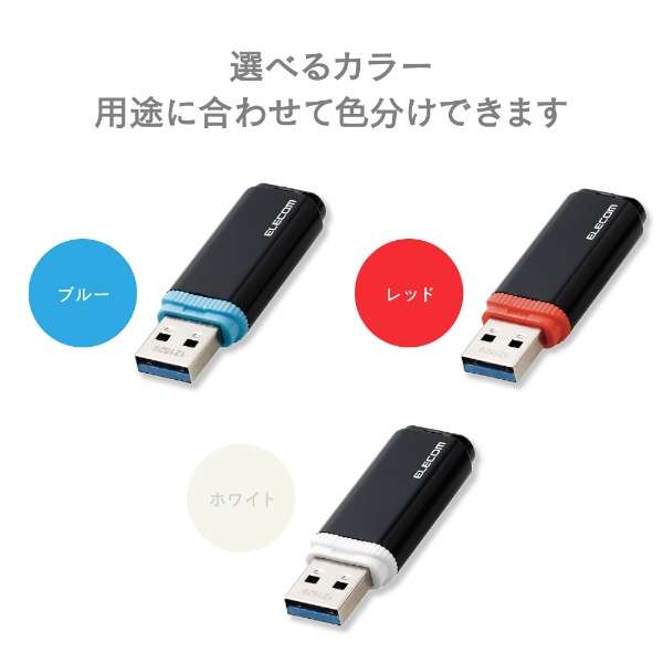 USBメモリ ホワイト MF-BBU3016GWH [16GB /USB TypeA /USB3.1 /キャップ式]_6