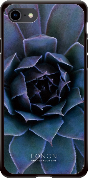 売れ筋 iPhone8 7 高い素材 4.7 FONON Blue Bloom FLORAL