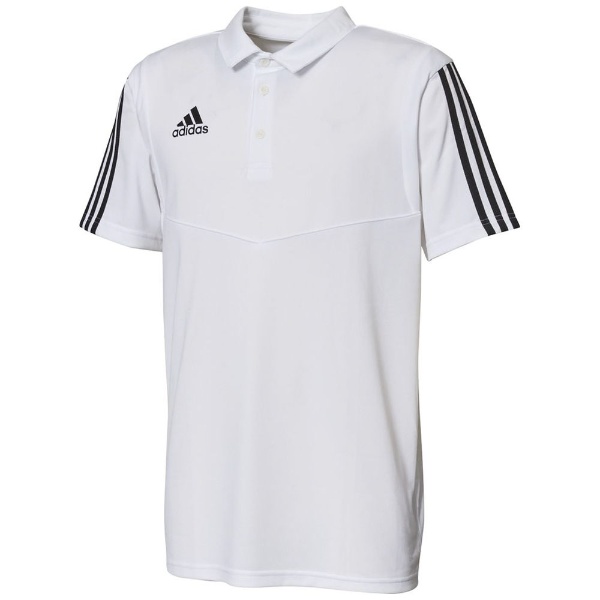 サッカーウェア TIRO19 ポロシャツ メンズ Mサイズ (ホワイト/ブラック 