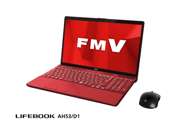 FMVA53D1R ノートパソコン LIFEBOOK AH53/D1 ガーネットレッド [15.6型 /Windows10 Home /intel  Core i7 /Office HomeandBusiness /メモリ：8GB /HDD：1TB /2019年2月モデル] 富士通｜FUJITSU  通販