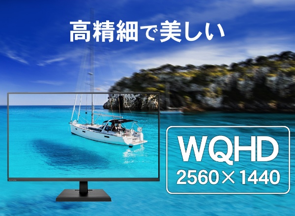液晶ディスプレイ PhotoCrysta ブラック LCD-PHQ321XQB [31.5型 /WQHD(2560×1440） /ワイド]