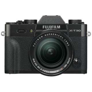 富士フィルム X-T30 XF18-55mmレンズキット ブラック [ミラーレス一眼カメラ(2610万画素)] デジタル一眼カメラ