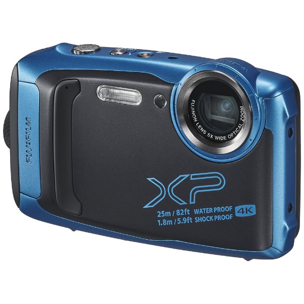 XP140 コンパクトデジタルカメラ FinePix（ファインピックス） スカイブルー [防水+防塵+耐衝撃]