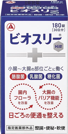 ビオスリーHi錠 180錠 アリナミン製薬｜Alinamin Pharmaceutical 通販