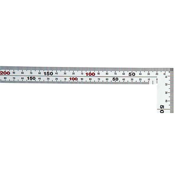 SHINWA测量矩尺厚度宽大的宽度银50内幕1尺6寸A764-10414_2
