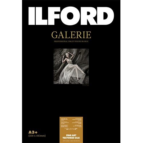 イルフォードギャラリーファインアート テクスチャードシルク 270g/m2（A3+ 25）ILFORD GALERIE FineArt  Textured Silk 432605 イルフォード｜ILFORD 通販