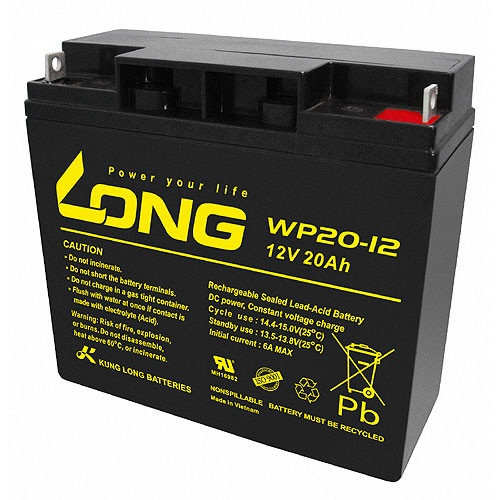WP20-12 制御弁式鉛蓄電池 UPS・非常電源用 LONGバッテリー｜ロング