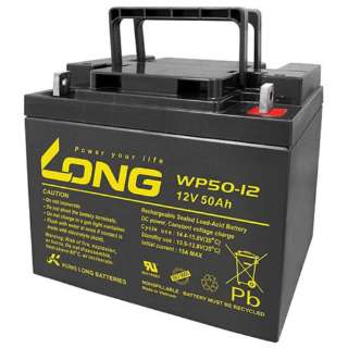 WP50-12 制御弁式鉛蓄電池 電動車・セニアカー用