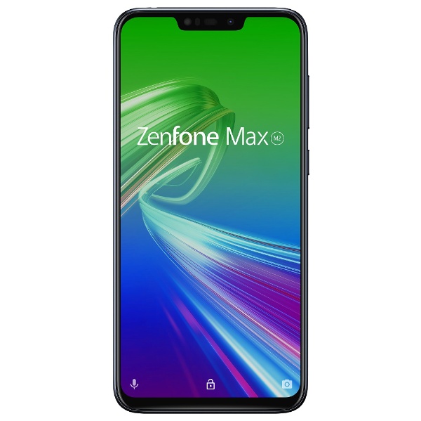 スマートフォン/携帯電話zenfone max m2 ZB633KL-BK32S4 黒 新品未使用