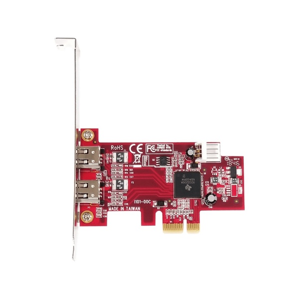 玄人志向 拡張IF PCI Express x1接続 IEEE1394a x2 増設ボード IEEE1394-PCIE2